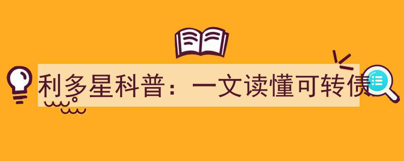 利多星科普,深度解析，一文读懂可转债的投资奥秘"/