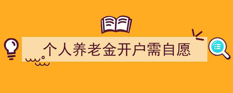个人养老金开户,遵循“自愿”原则，保障您的退休生活"/