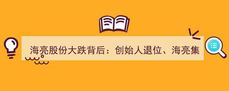 海亮股份暴跌揭秘,创始人退位引动荡，海亮集团负债激增工银介入"/