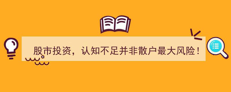 股市投资警示,认知不足非主因，揭秘散户投资风险真相！"/
