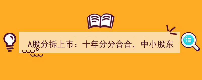 A股分拆上市十年潮起潮落,中小股东权益保护之道探析"/