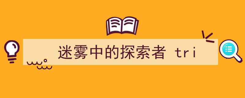 迷雾中的探索者,TRI的勇敢前行"/